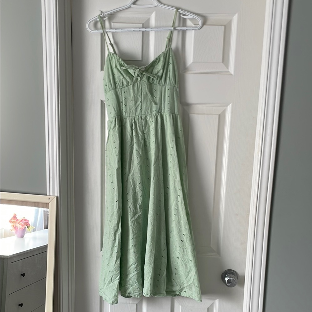 Marshalls Light Green Midi Dress